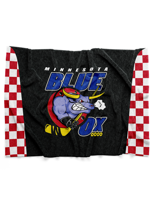 Minnesota Blue Ox Sherpa Blanket