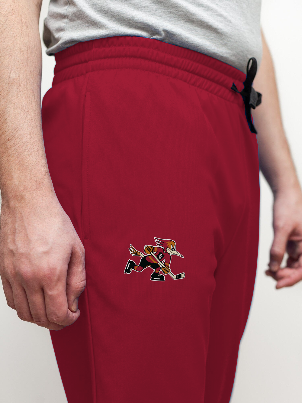 Bench Clearers Tucson Roadrunners 2026 Hockey Jogger Pants - 3D FRONT LOGO