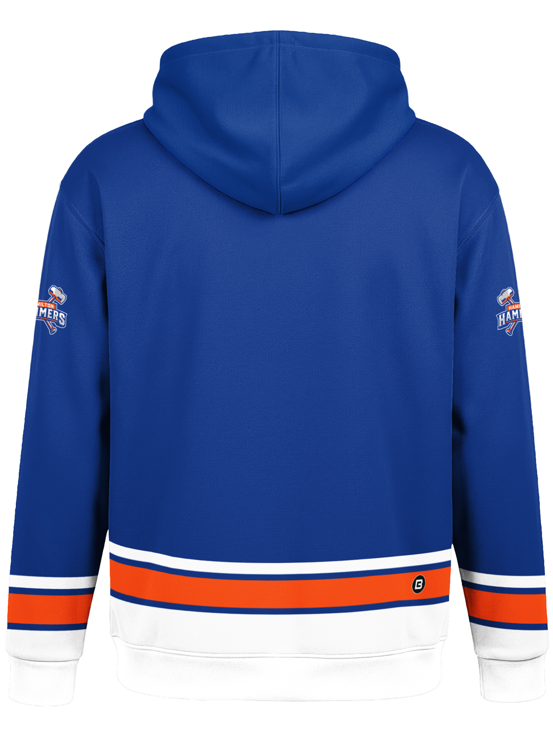 Bench Clearers Hamilton Hammers Hockey Hoodie - 3D BACK