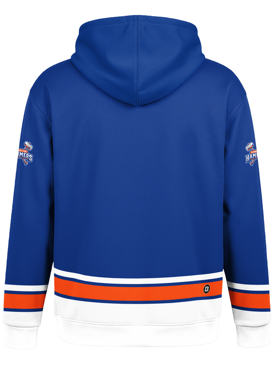 Bench Clearers Hamilton Hammers Hockey Hoodie - 3D BACK