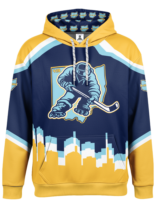 Bench Clearers XRHL 419 Bladers Hockey Hoodie - FRONT