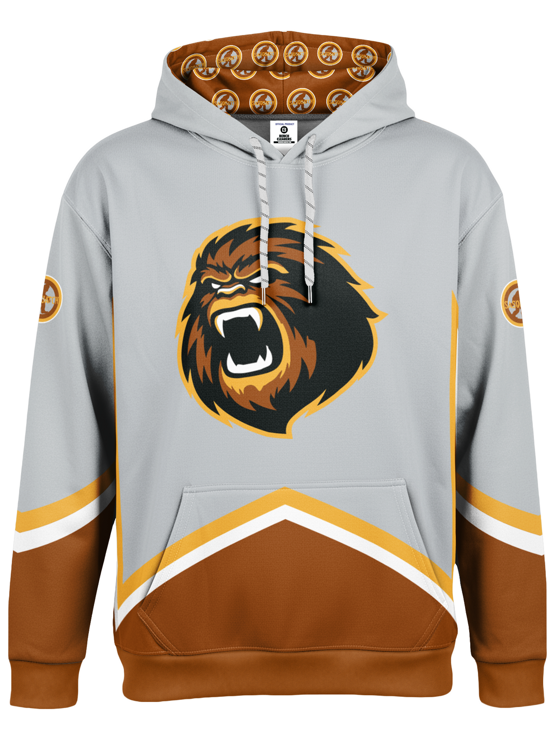 Bench Clearers XRHL Toledo Sasquatch Hockey Hoodie - FRONT