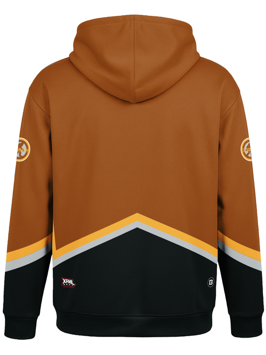 Bench Clearers XRHL Toledo Sasquatch Alternate Hockey Hoodie - BACK