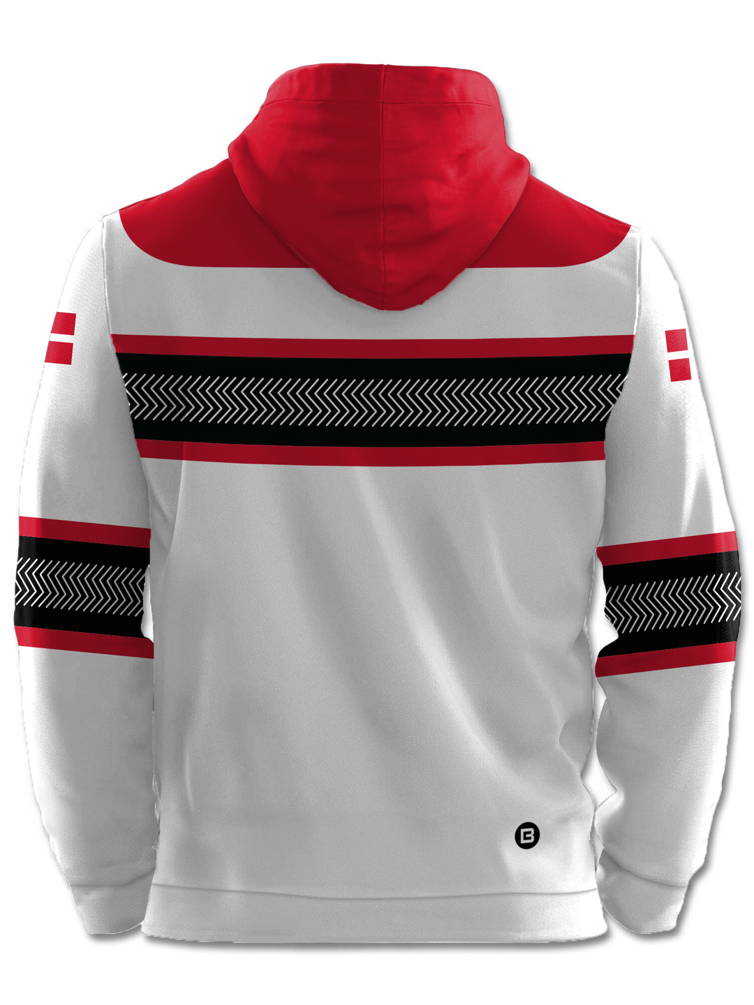 Denmark Nations 2026 Away Hockey Hoodie