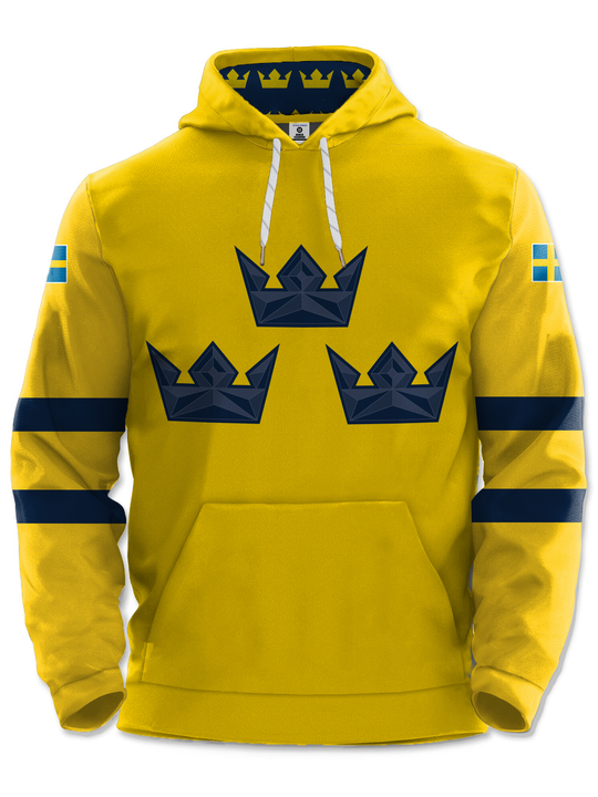 Sweden Nations 2026 Away Hockey Hoodie