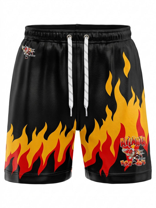 Bench Clearers Atlanta Fireants Hockey Shorts - 3D FRONT