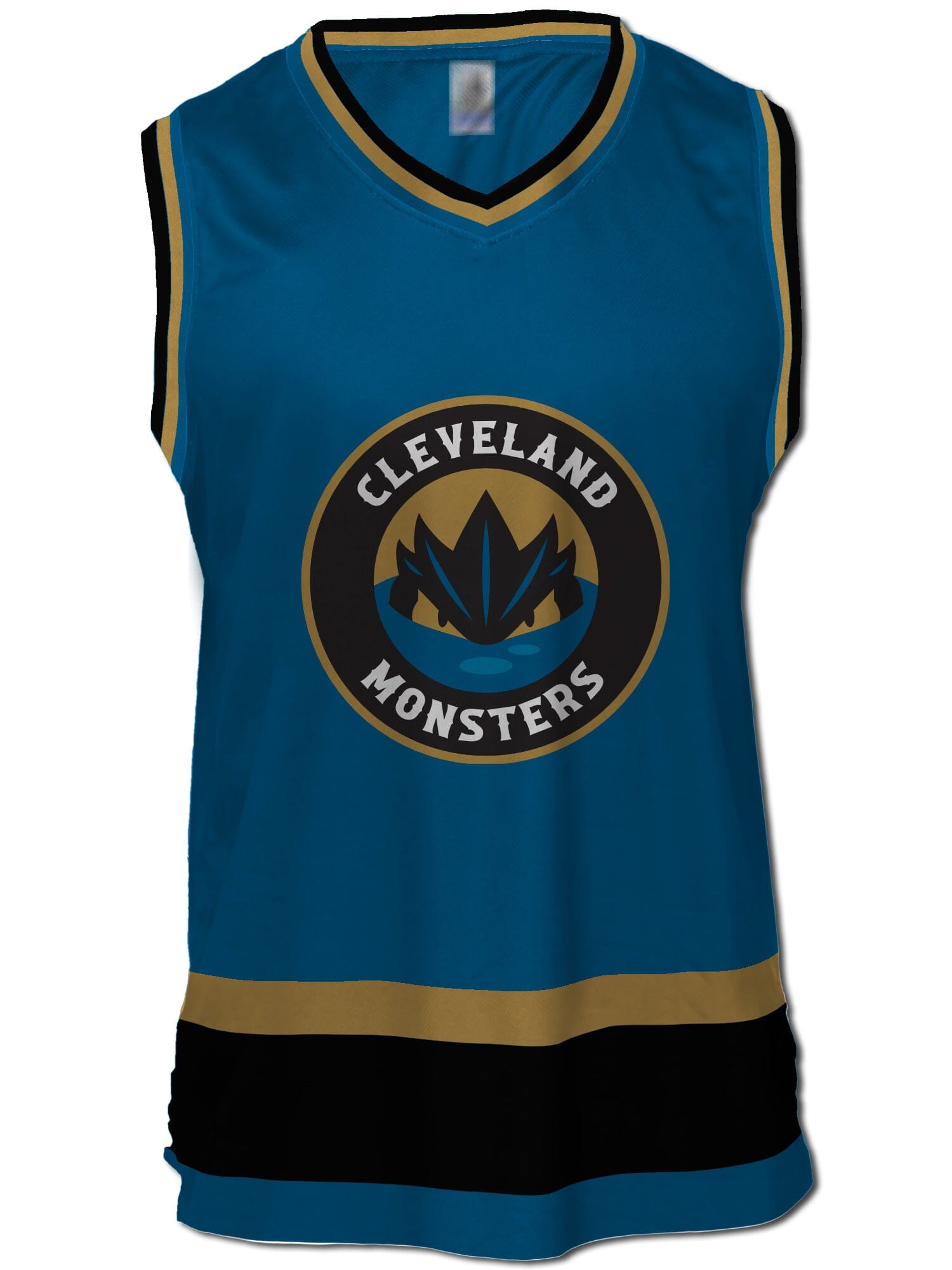 Cleveland Monsters 2023 Hockey Tank hockey tanks BenchClearers S Blue Polyester