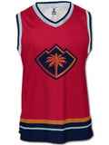 Coachella Valley Firebirds Red Alternate Hockey Tank - FRONT