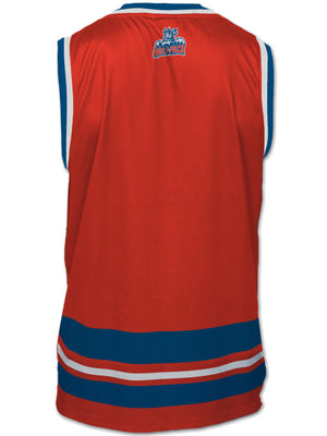 Bench Clearers Cleveland Monsters 2023 Hockey Tank - XXXL / Blue / Polyester