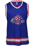 Rochester Americans Hockey Tank hockey tanks BenchClearers S Blue Polyester