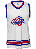 Rochester Americans Away Hockey Tank hockey tanks BenchClearers S White Polyester