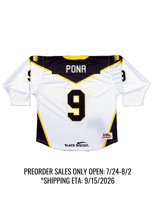Anaheim Bullfrogs Away Elite Pro Embroidered Hockey Jersey *PREORDERS OPEN: 7/24-8/2*