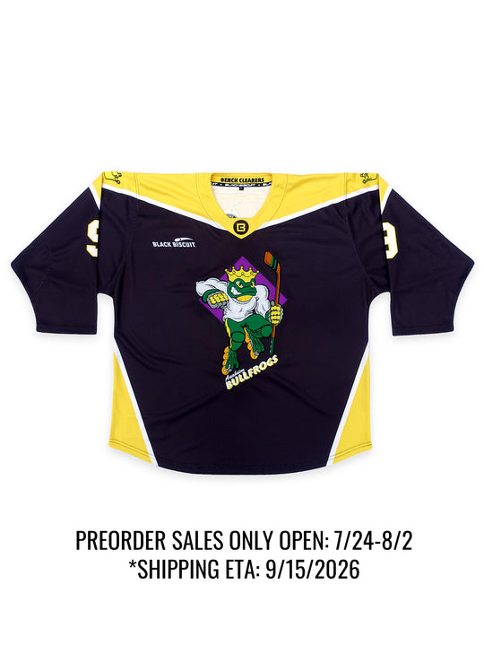 Anaheim Bullfrogs Elite Pro Embroidered Hockey Jersey *PREORDERS OPEN: 7/24-8/2*