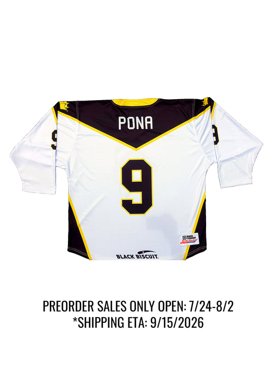 Anaheim Bullfrogs Away Flyweight Premier Hockey Jersey *PREORDERS OPEN: 7/24-8/2*