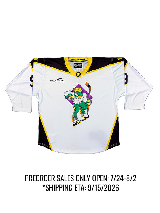 Anaheim Bullfrogs Away Flyweight Premier Hockey Jersey *PREORDERS OPEN: 7/24-8/2*