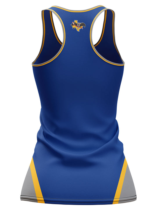 Austin Ice Bats Women's Racerback Hockey Tank - BACK