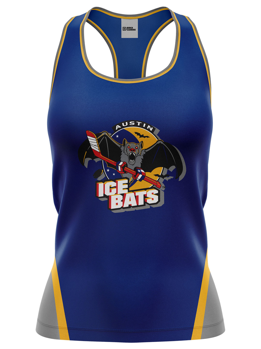 Austin Ice Bats Women's Racerback Hockey Tank - FRONT