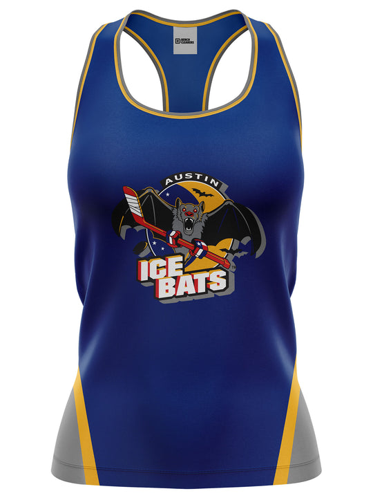 Austin Ice Bats Women's Racerback Hockey Tank - FRONT