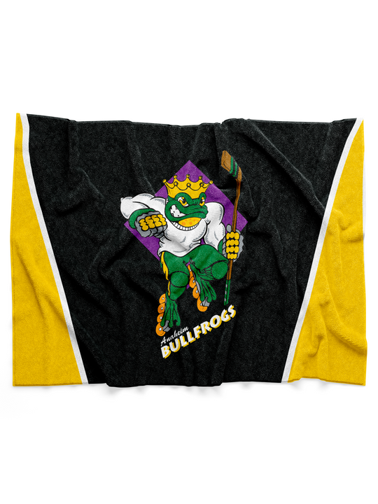 Anaheim Bullfrogs Sherpa Blanket