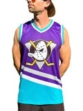 Anaheim Ducks Purple Retro Alternate Hockey Tank