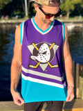 Anaheim Ducks Purple Retro Alternate Hockey Tank