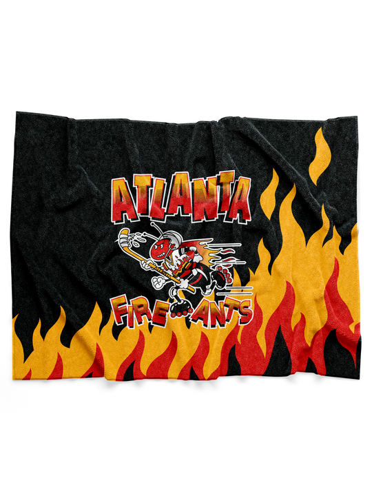 Atlanta Fireants Sherpa Blanket
