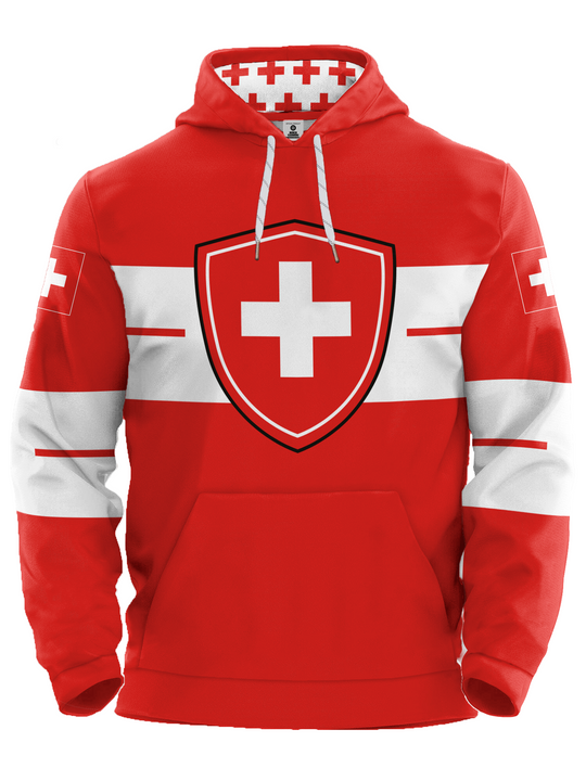Switzerland Nations 2026 Hockey Hoodie