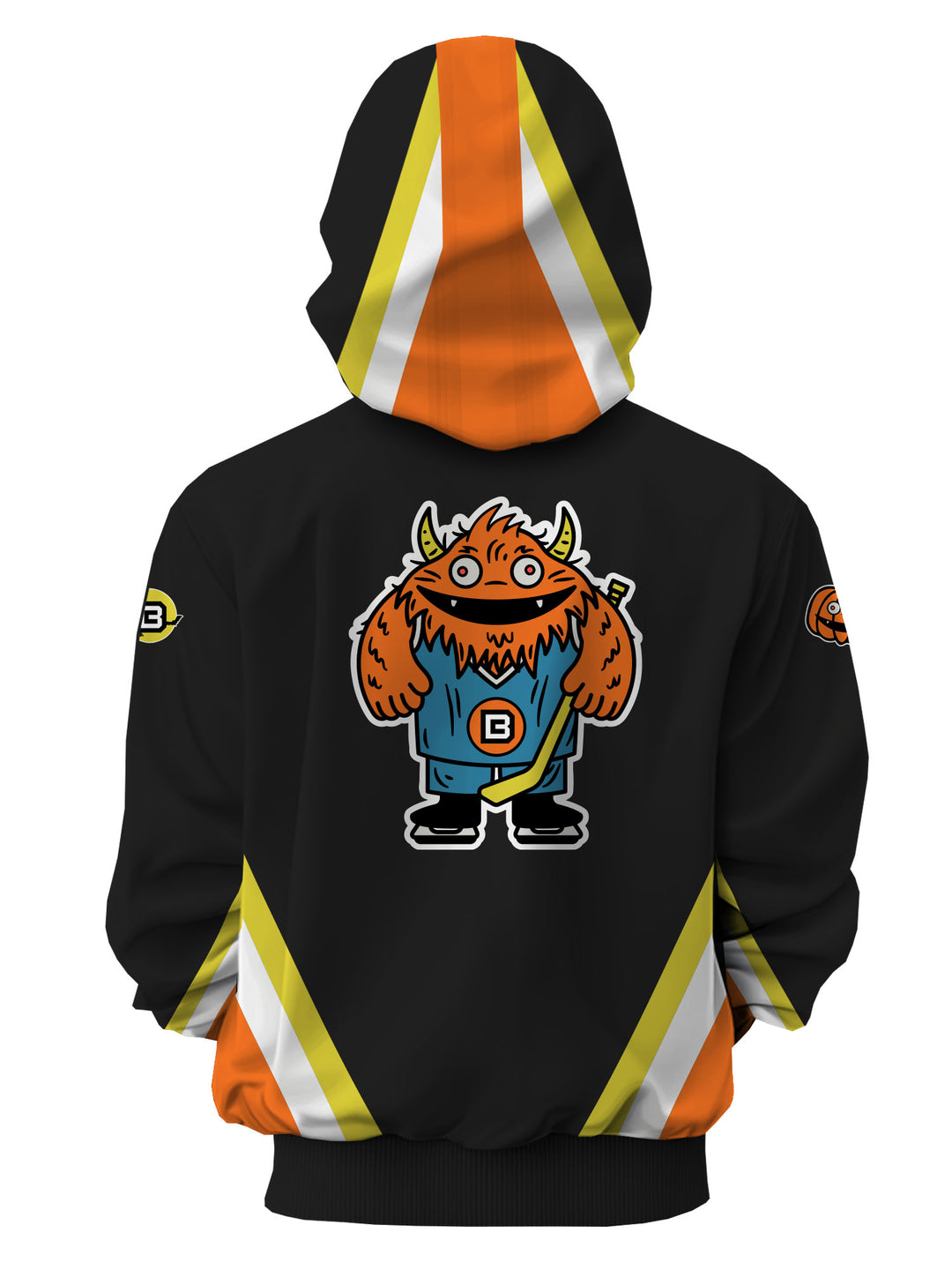 Bench Clearers Halloween 2024 Hockey Windbreaker - BACK