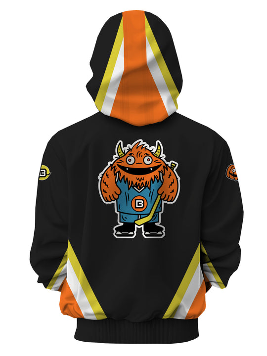 Bench Clearers Halloween 2024 Hockey Windbreaker - BACK