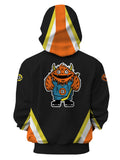 Bench Clearers Halloween 2024 Hockey Windbreaker - Back