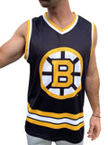 Boston Bruins 2023-24 Alternate Hockey Tank hockey tanks BenchClearers S Black Polyester