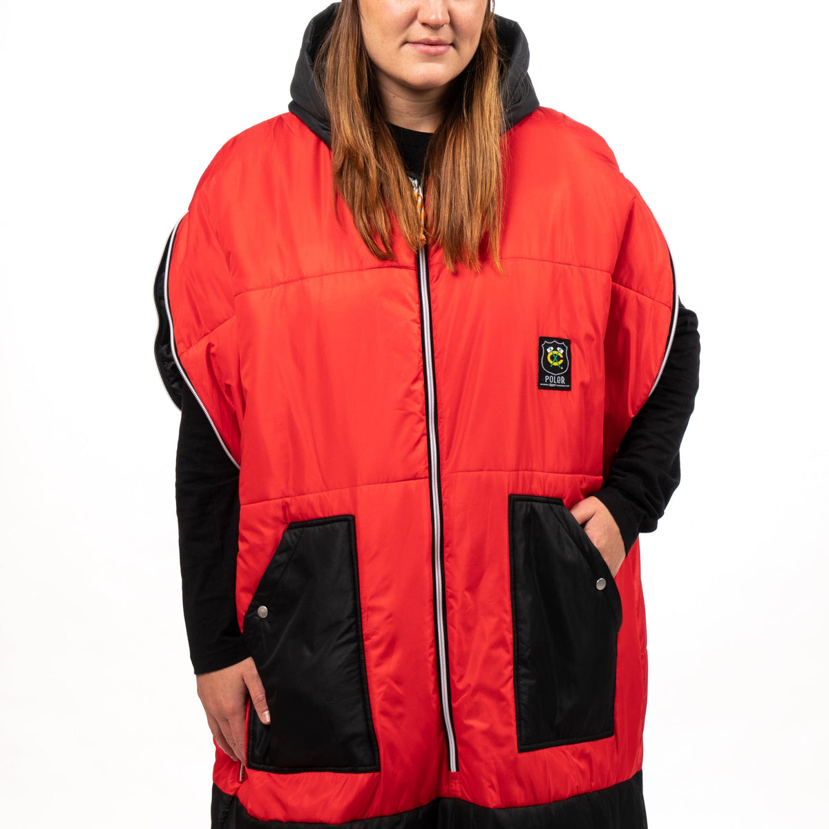 Chicago Blackhawks hockey napsack with handwarmer pockets