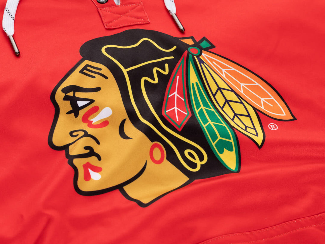Chicago Blackhawks "Hockey Lace" Hockey Hoodie