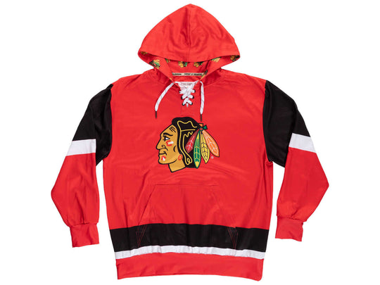 Chicago Blackhawks "Hockey Lace" Hockey Hoodie