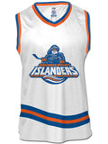 Bridgeport Islanders Fisherman Away Hockey Tank - FRONT