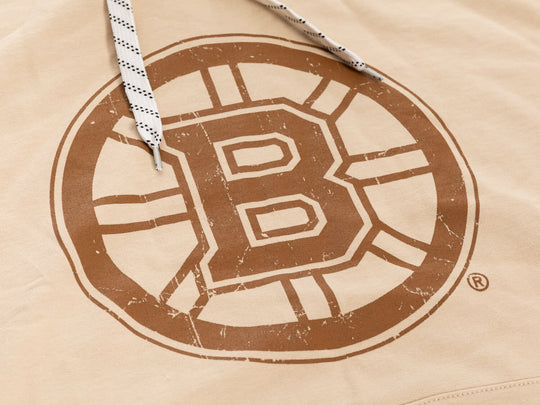 Boston Bruins Oatmeal Hockey Hoodie