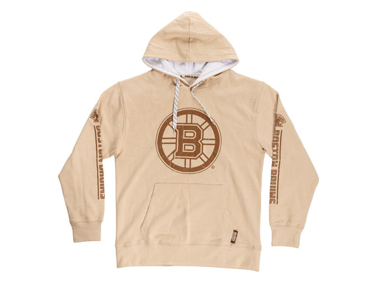 Boston Bruins Oatmeal Hockey Hoodie