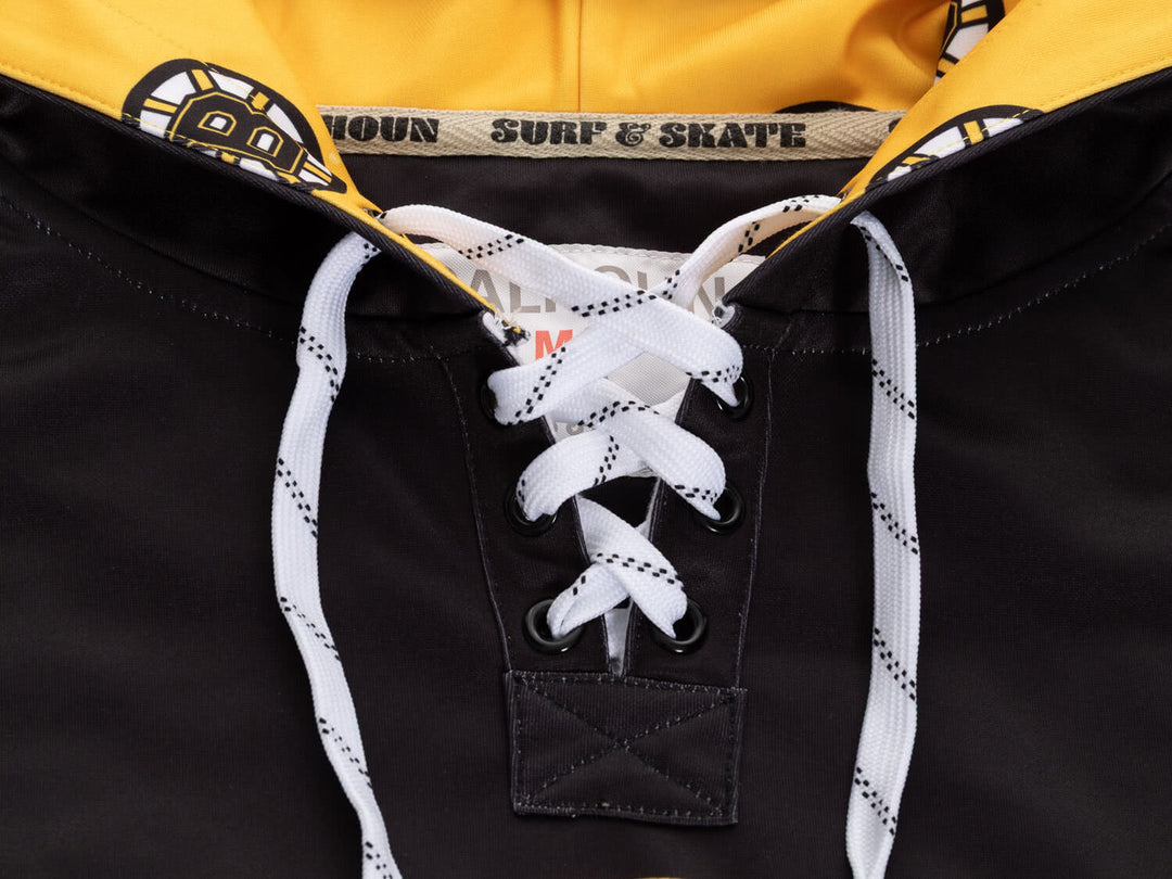 Boston Bruins "Hockey Lace" Hockey Hoodie