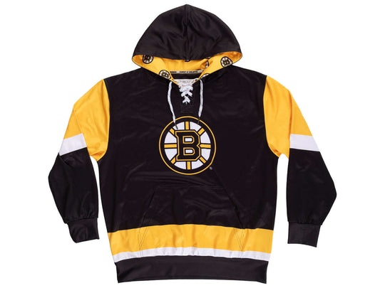 Boston Bruins "Hockey Lace" Hockey Hoodie