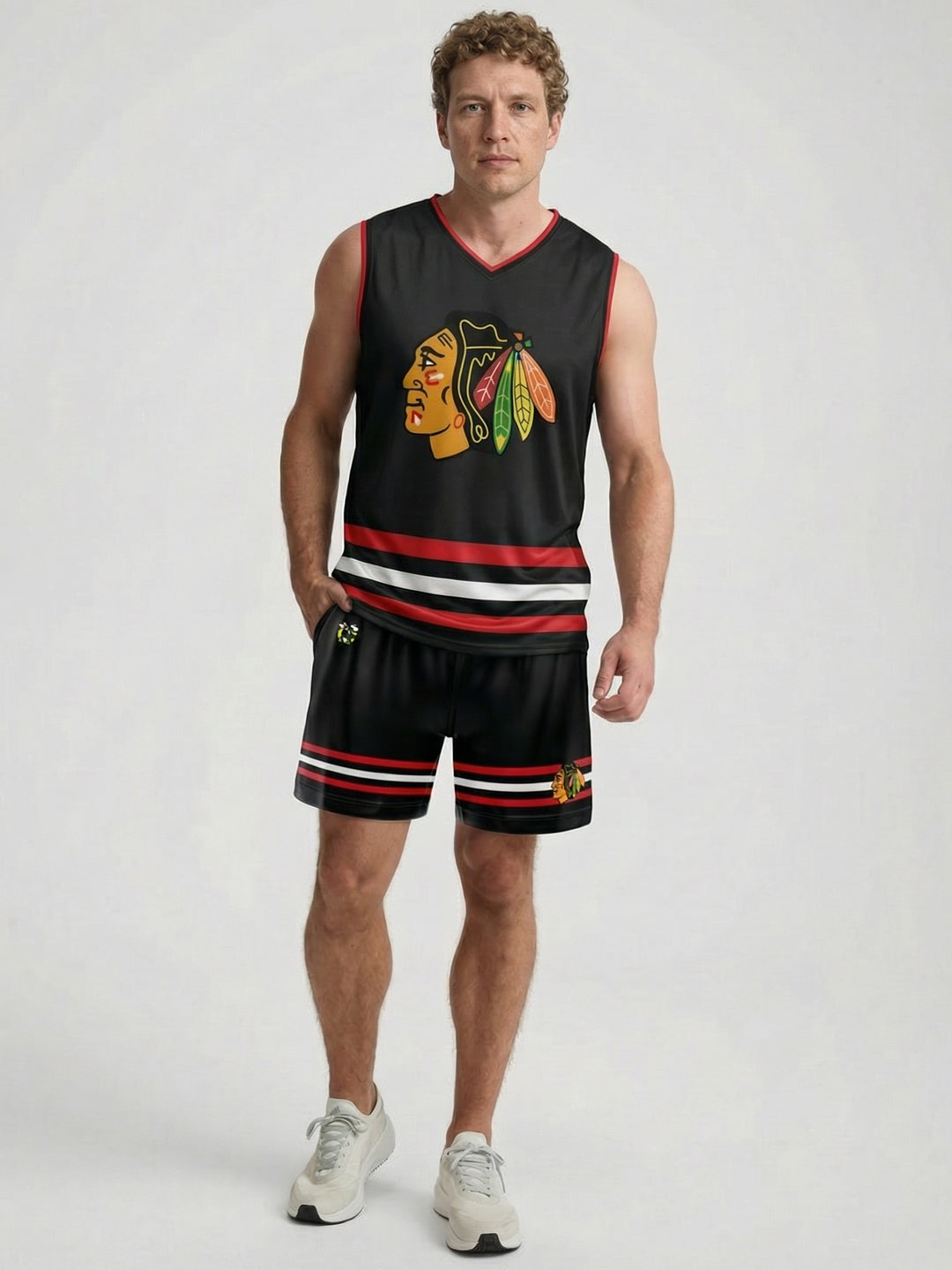 Chicago Blackhawks 2026 Alternate Bench Clearers Hockey Tank - MODEL