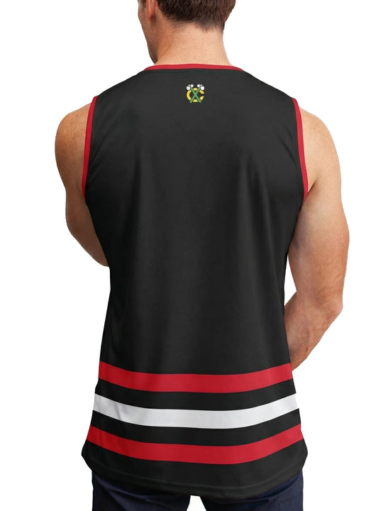 Chicago Blackhawks 2026 Alternate Bench Clearers Hockey Tank - BACK MODEL