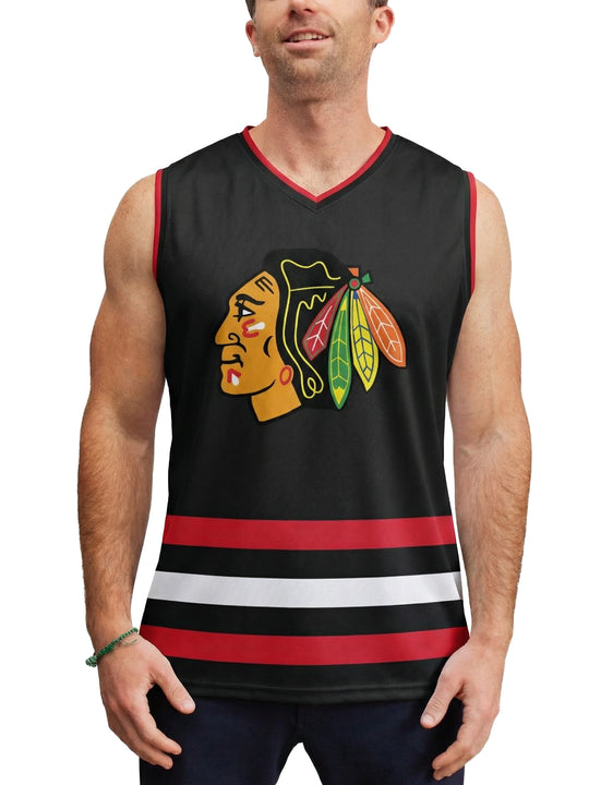 Chicago Blackhawks 2026 Alternate Bench Clearers Hockey Tank - FRONT MODEL
