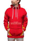 Calgary Wranglers Hockey Windbreaker - FRONT