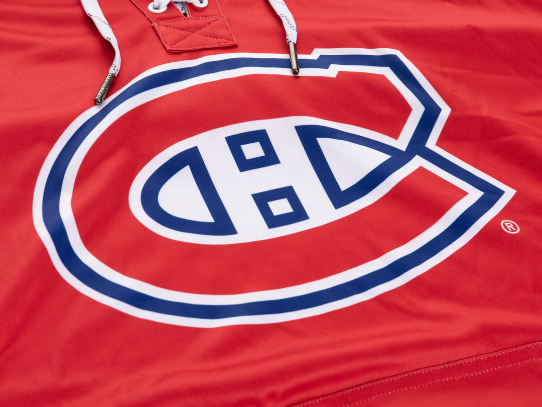 Montreal Canadiens "Hockey Lace" Hockey Hoodie
