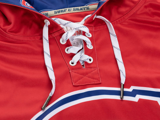 Montreal Canadiens "Hockey Lace" Hockey Hoodie
