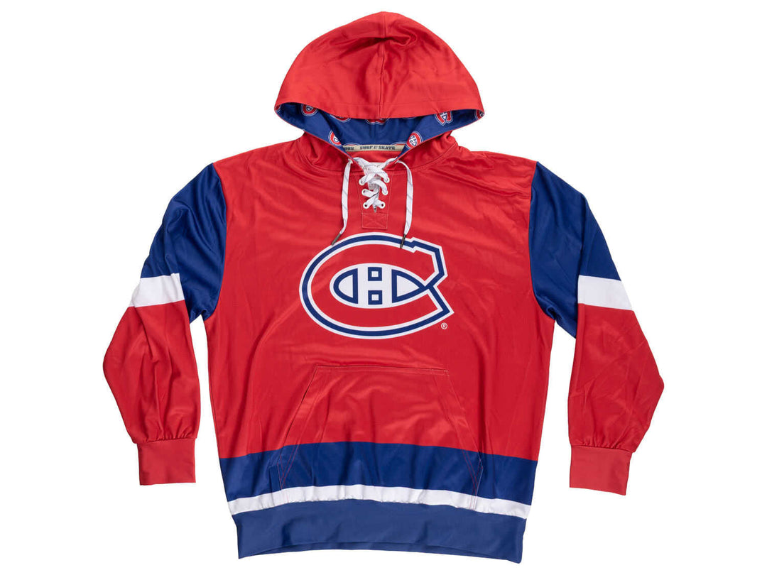 Montreal Canadiens "Hockey Lace" Hockey Hoodie
