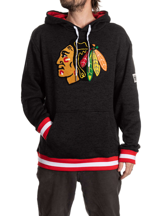 Chicago Blackhawks Black Muskoka Hockey Hoodie