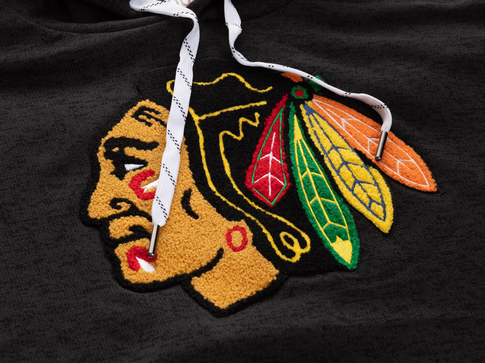 Chicago Blackhawks Black Muskoka Hockey Hoodie