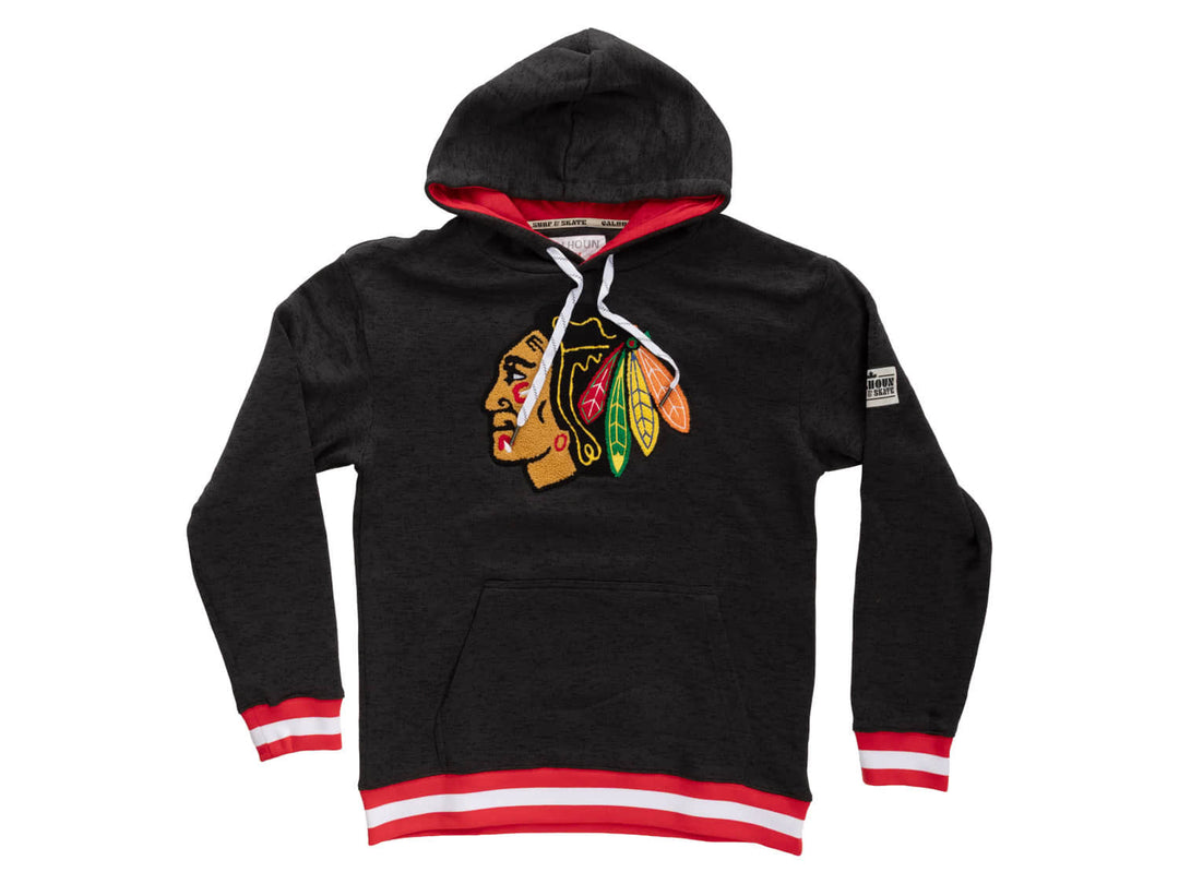 Chicago Blackhawks Black Muskoka Hockey Hoodie