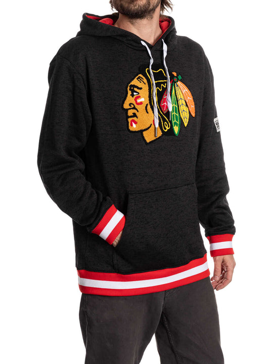 Chicago Blackhawks Black Muskoka Hockey Hoodie